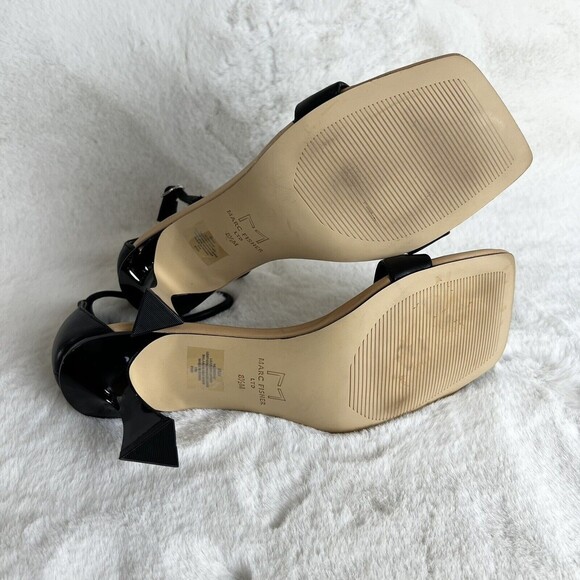 Marc Fisher Ltd Derine Black Ankle Strap Heels Women’s 8.5 - Picture 10 of 11